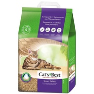 Cats Best ทรายแมวเปลือกสน 20 L (10กิโล) ถุงม่วง ทรายแมว ไม่มีฝุ่น ไม่ติดเท้า