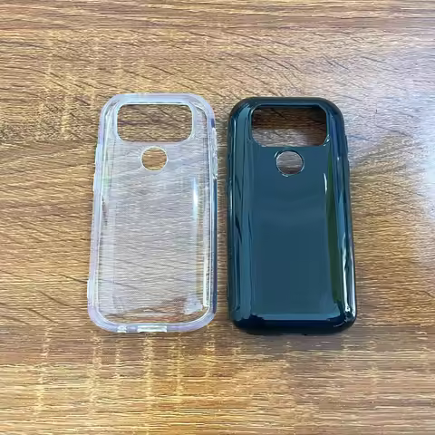 For Unihertz Jelly Max Soft TPU Phone Case for UNIHERTZ JELLY MAX Black Transparent Cover Anti Scrat