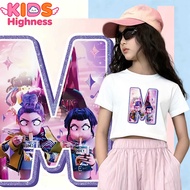 (24 Hours Delivery) Cotton 1 Kpop In 2025! Girls Short Sleeve T-Shirt Print K76