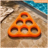 Toysmith Hexagon Pool Toss Toy Thickened Inflatable Toss Game Interactive Aquatic Toss Object Target