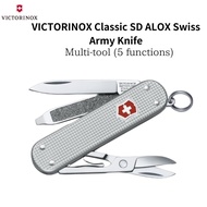 VICTORINOX Classic SD ALOX Swiss Army Knife Multifunctional Knife Outdoor Camping Scissors with Mini