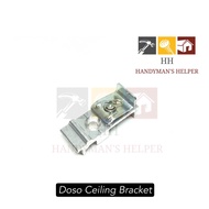 DOSO CEILING BRACKET FOR CURTAIN RAIL KAKI UNTUK BATANG LANGSIR