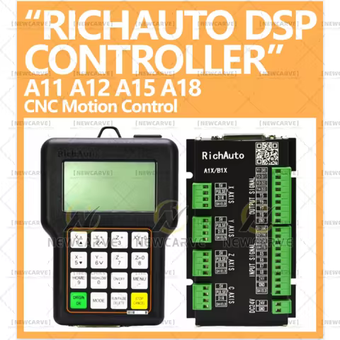 RichAuto DSP A11 A12 A15 A18 CNC Controller/DSP Controller Handle A1X Series A11E/A12E/A15E/A18E For