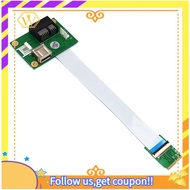 【W】PCIE Riser NGFF M.2 Key A/E to PCI-E Express X1+USB Adapter Riser Card with FPC Cable 4Pin Power 