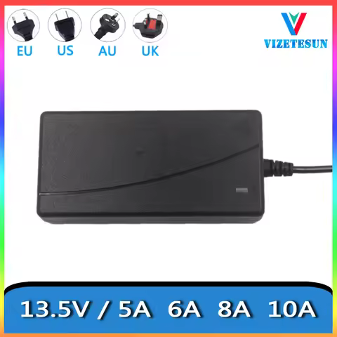 13.5V 10A Power Adapter 13.5V 5A 6A 8A Radio Optical Fiber Fusion Machine Speaker Audio Power Cord