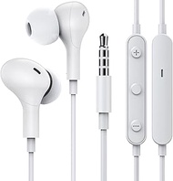 Wired Earbuds Noise Isolating Earphones 3.5mm Jack Ear Buds In-Ear Headphones for Samsung Galaxy A15