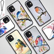 Casing For Apple iPhone 11 XR XS 5 5S 6 6S 7/8/SE 2020 Plus Case Cover Bird Beautiful with Lanyard Shockproof