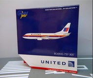 GeminiJets 1:400,飛機模型, UNITED AIRLINES 聯合航空 Saul Bass B737-300,GJUAL1203