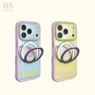 Magnetic 2 in 1 Metal Bracket All-Inclusive ai Button Suitable for iPhone 17 16 15 14 Pro Max i15 i1