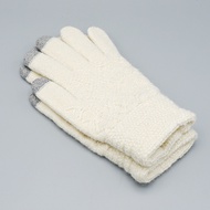 Daiso Knitted Gloves Ivory Color