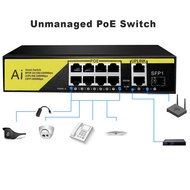 Gigabit POE Switch 4/8/16 Ports 100Mbps 1000Mbps Network Ethernet Russia Overseas Low Prices Free
