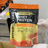 [COUNTDOWN เคาท์ดาวน์ เวย์โปรตีน ไฮโดรไลเซท รสชาไทย 750g.] อาหารเสริมก่อนออกกำลังกาย เวย์ชาไทย หอม อร่อย ชงง่าย ละลายไว โปรตีน 37g. แพ้นมวัวทานได้ ไฮโดรเวย์ ไม่มีแลคโตส Whey Protein Hydrolyzed