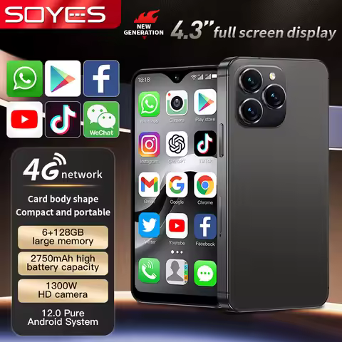 SOYES F9 Max 4G smartphone with 4.3-inch screen metal body eight core processor high-definition came