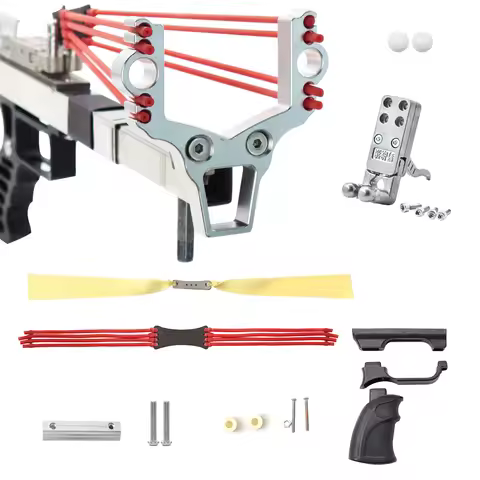 DIY Long Rod Slingshot Accessories Alloy Slingshot Head Sliding Module Trigger It can be matched wit