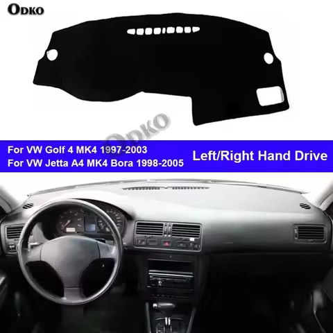 Car Dashboard Cover Dash Mat Carpet Cape For VW Jetta A4 MK4 Bora 1998 - 2005 Golf 4 MK4 1997 - 2003