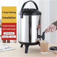 14L-18L 304 beverage can coffee pot insulated beverage can milk tea bucket, hot and cold water dispe