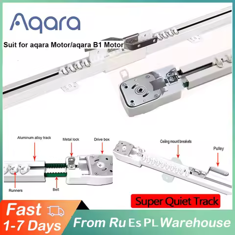 Aqara Super Silent Electric Curtain Track for Aqara Curtain motor,Aqara Smart Home Curtain Rail Cont