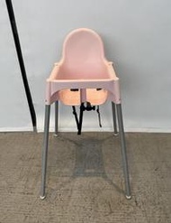 宏品全新二手家具電器F42303*粉色寶寶椅*兒童餐椅 餐椅 辦公椅 沙發 原木椅 高腳椅 餐桌椅 茶几桌 營業桌椅 中