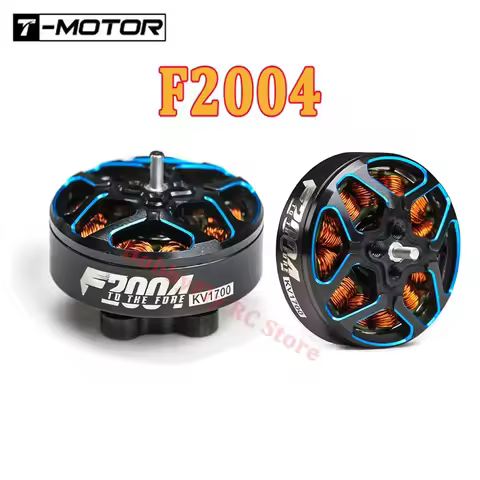 T-Motor F2004 2004 1700KV 6S / 3000KV 4-5S Brushless Motor Long Range 1.5mm Shaft for 3-5 Inch Drone