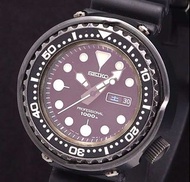 Seiko Marine Master Professional 專業潛水手錶 (絕版06, Model no. SBBN011, 7 Jewels, 黑槍魚"tuna", 防水1000M, 諏訪（日