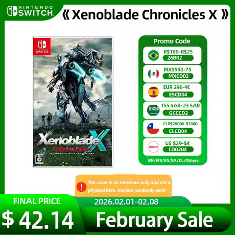 XENOBLADE CHRONICLES X DEFINITIVE EDITION SWITCH physical game for NINTENDO SWITCH
