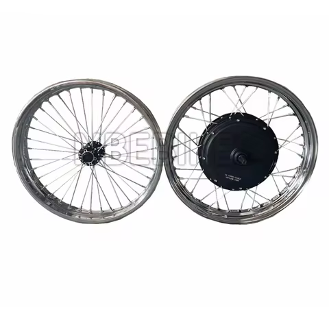 QS205 V3 48-96V 5000W 150mm Dropout Electric Bike Hub Motor Wheel with 110*20mm Hub Front Wheel Silv