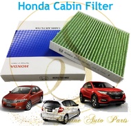 (100% ORIGINAL) HONDA CARBON AIR COND CABIN FILTER HONDA CITY TMO 2008-2013 JAZZ TFO 2008-2013 HRV H