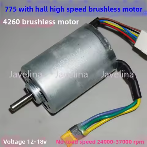 4260/775 high-power high-speed Hall brushless motor 18V340W37000 RPM high-speed brushless power moto