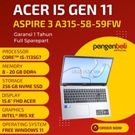 LAPTOP ACER ASPIRE 3 A315-58-59FW 20GB 256GB SSD KEY ARAB 15.6" 15.6" 