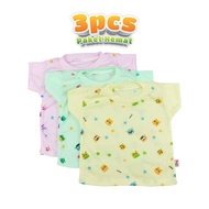 3pcs Unisex Short Sleeve Baby Clothes Baby BB SA 03B