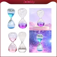 [Lohobby] Glass Hourglass Bubble Singing Hourglass Timer, Dream Crystal Hourglass, Liquid Motion Tim