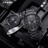 SINOBI Elegant Brand Women Watch Luxury Men's Quartz Watch Women's Watches Ladies Steel Men Wristwatches Lover Clock Relogio