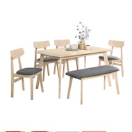 KENNETH Dining Set Meja Makan Murah Meja Makan Dining Chair Ikea Home