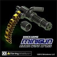 Minigun 2.5-Inch [Black with Brass Ammo Chain]