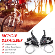 Bicycle Gear Shifter Bicycle Derailleur MTB Gear Shifter Brake 3 x 7 Speed Lever V Brake Bike Trigge