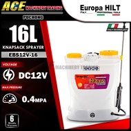 [ EUROPA HILT ] BATTERY KNAPSACK SPRAYER (EBS12V-16) 16L, DC12V 8.0ah Battery Pressure Sprayer