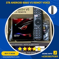STB ANDROID TV BOX V5 FULL UNLOCK REMOT VOICE