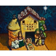 Art Giclee Print Peruvian Nativity By Lewis Williams Ofs