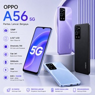 OPPO A56 5G | Skrin luas 6.52" waterdrop | 8GB+256GB | 5000mAh tahan seharian, internet 5G laju