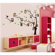 Wallsticker / Wall Sticker (60x90) AY803B - Black Tree with Frame