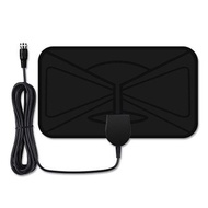 Homasy Indoor HDTV Antenna- 25 Miles Digital HDTV Antenna With 10Ft High Performance Coax Cable- Extremely Soft Design And Lightweight- Black