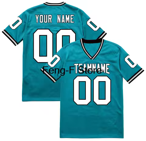 3D Custom T Shirt Men's Women's American Football 3D Printed Jersey Team Name Number Football Shirt