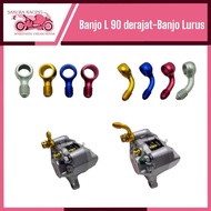 Banjo 90 degree Banjo bolt Banjo brake hose Banjo L and Universal Straight Banjo