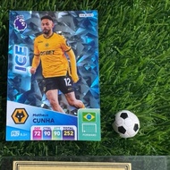 [ GENUINE ] - ICE - PANINI ADRENALYN XL PREMIER LEAGUE 2025 - MATHE CUNHA (WOLVERHAMPTON)