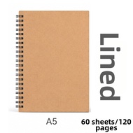 YIMUXINXUAN | Vintage Leather Notebook A5 Grid B5 Lined