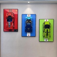 Wall Mounted Poster Frame for Brick Sports Car Display on the Wall 80cm x 50cm