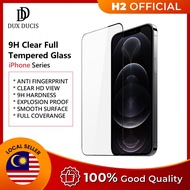 H2 DUX DUCIS 9H Clear Full Tempered Glass For iPhone 13 Pro Max / 12 Pro Max / 11 Pro Max / X XR XS 