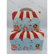 [SG Seller] Cake Box with Base / Baking Packaging Box Circus 6 Inch  8 Inch