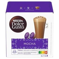 限期買5盒送1盒(隨機即期品) 雀巢  摩卡咖啡膠囊  料號 12581022 (一條三盒入) 適用Dolce Gusto膠囊咖啡機