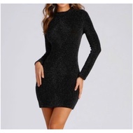 Exported glitter bodycon dress